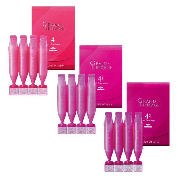milbon GRAND LINKAGE HAIR TREATMENT 4 for fine or soft hair 9g x 4pcs