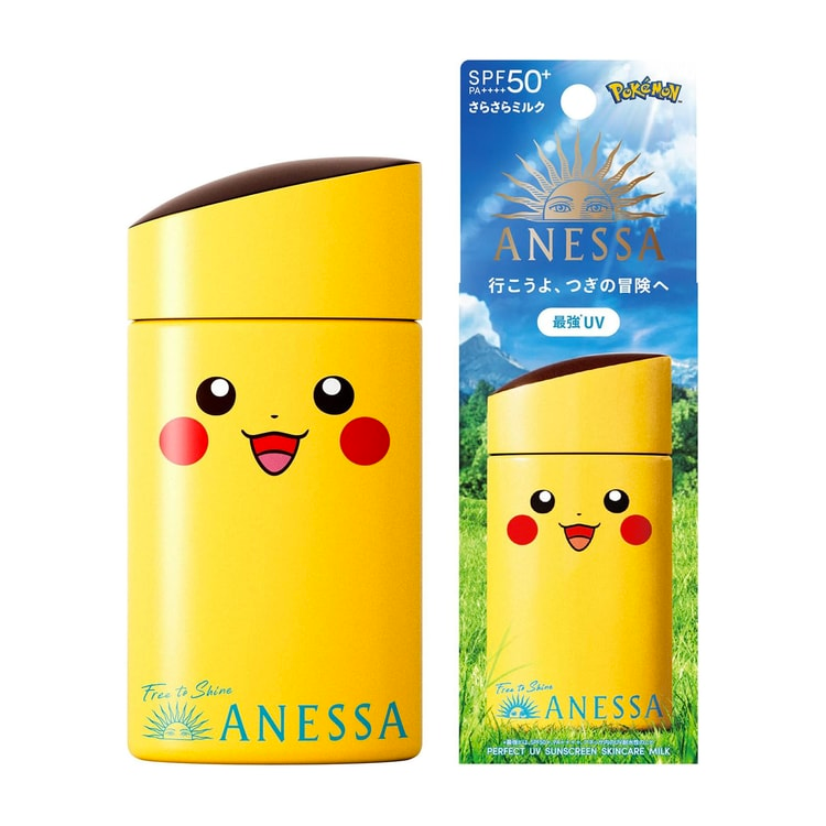 Anessa Perfect UV Skin Care Milk Pokemon limited package (Pikachu) 60mL SPF50+ / PA++++