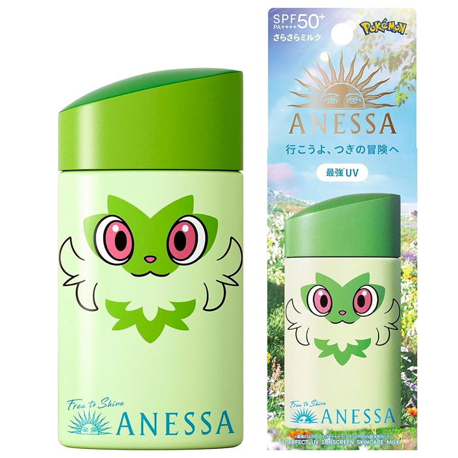 Anessa Perfect UV Skin Care Milk Pokemon limited package (Nyaohha) 60mL SPF50+ / PA++++