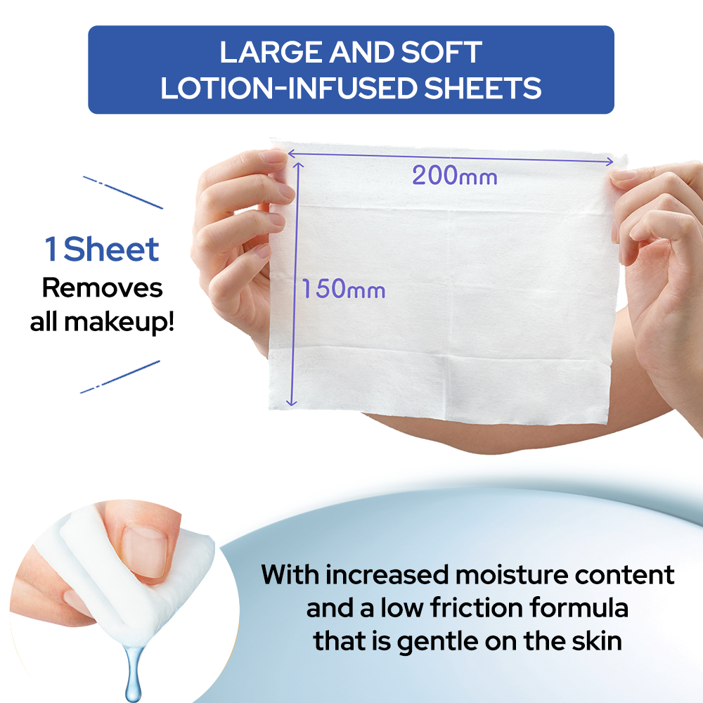 Mandom Bifesta Makeup Removal Cleaning Sheet Brightup Type 46pcs