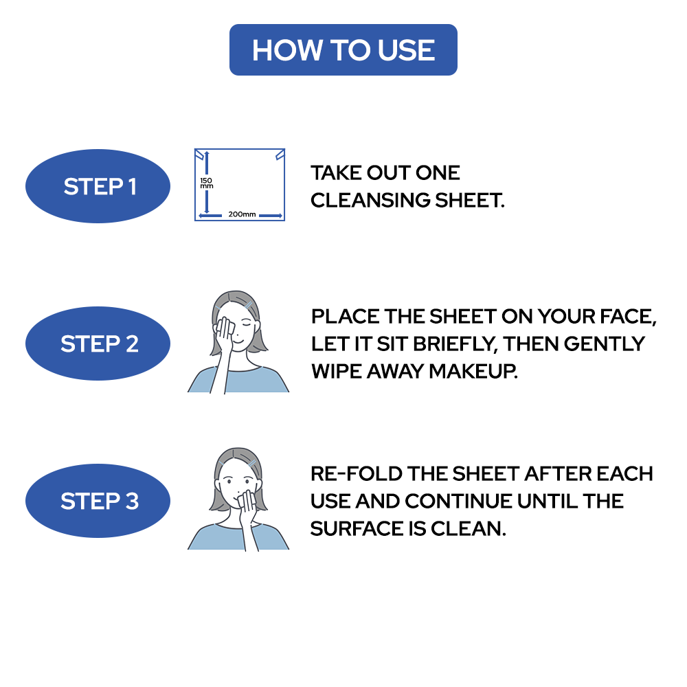 Mandom Bifesta Makeup Removal Cleaning Sheet Brightup Type 46pcs