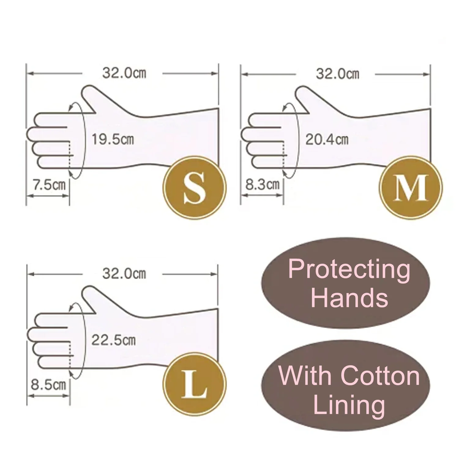 ST premium touch housework gloves L size