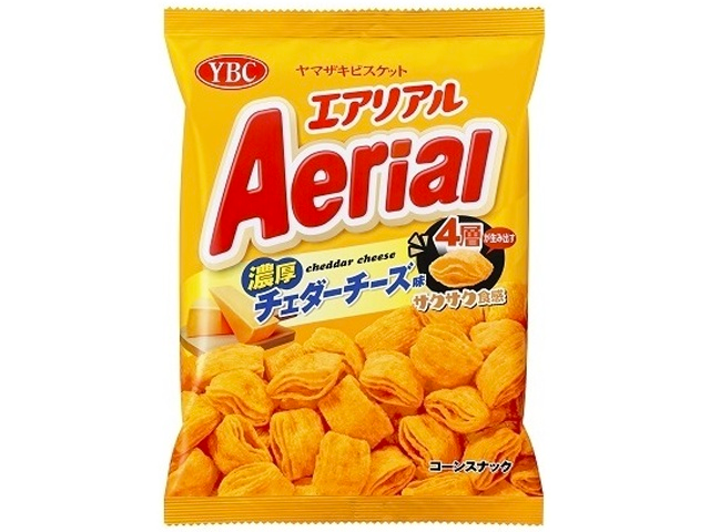 YBC Aerial Corn Chips Rich Cheddar Cheese Flavor 65g