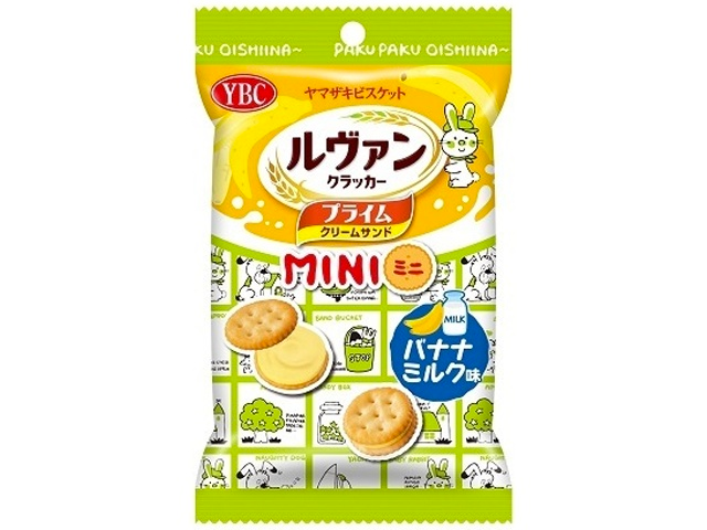 YBC Levain Prime Mini Biscuit Banana Milk Flavor 40g