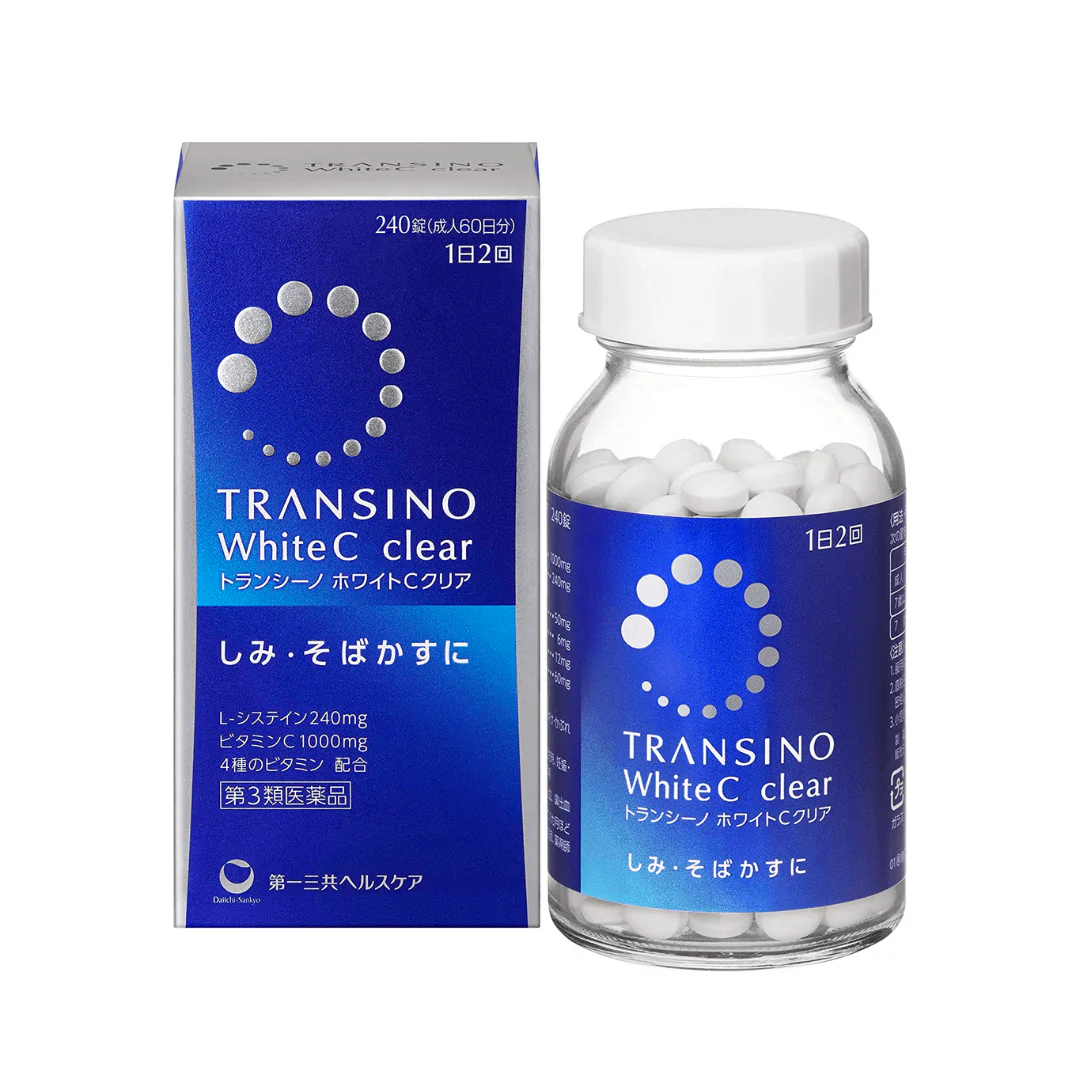 transino white C clear 240 tablets