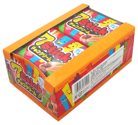 Yaokin Seven Stick Chocolate Cream – 7pcs x 12 Bags (whole box)