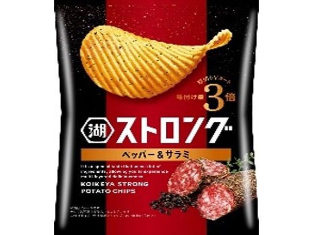 Koikeya Thick-Cut Wavy Potato Chips Salad & Pepper 52g