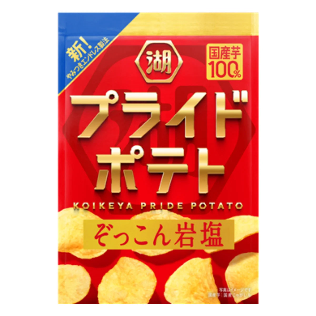 KOIKEYA PRIDE POTATO Chips Rock Salt 55g