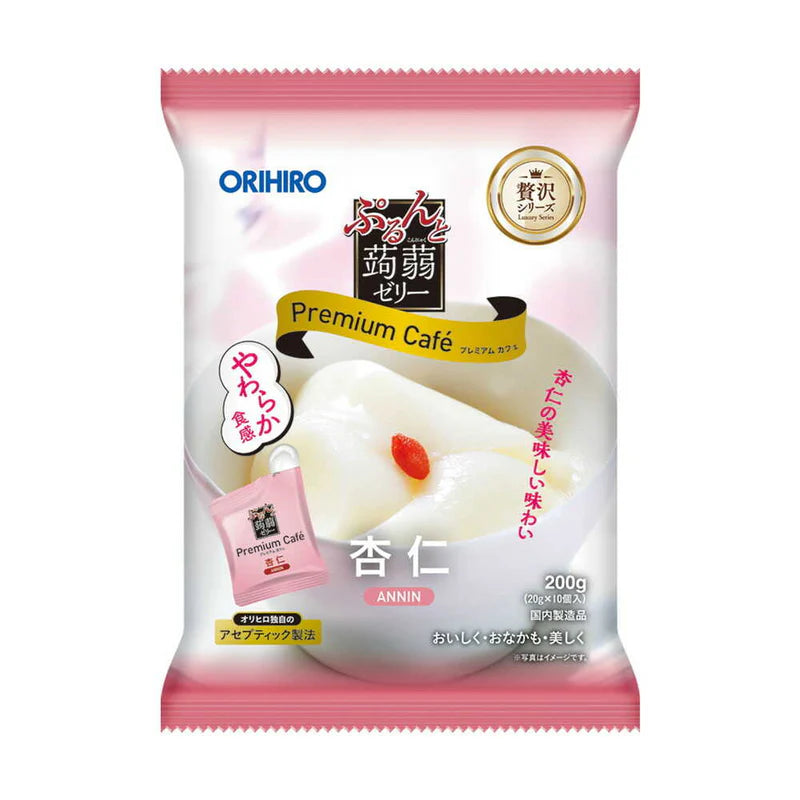 ORIHIRO Konjac Jelly Pouch Annin Tofu Flavor 10 Pcs