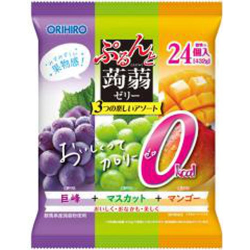Orihiro Konjac Jelly Large Bag Zero Kyoho + Muscat + Mango