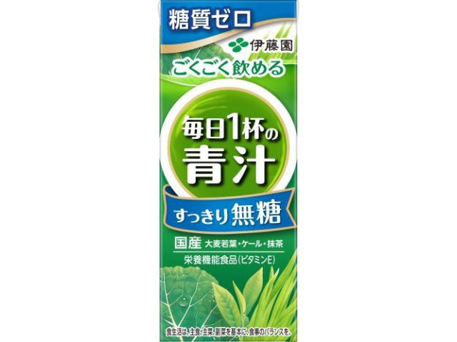 ITO EN Mainichi Ippai Aojiru Green Vegetable Juice 200ml