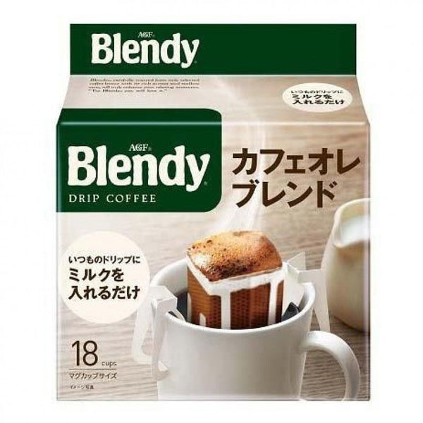 AGF Blendy Drip Coffee  Cafe au Lait Blend 18pcs
