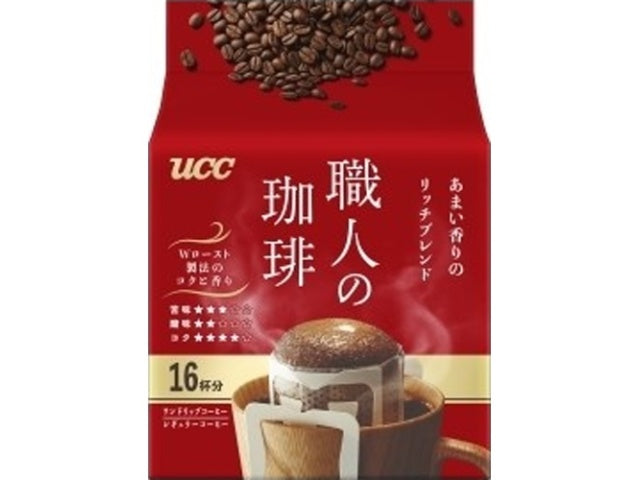 UCC Artisan Coffee Sweet Aroma Rich Blend 16 Pcs