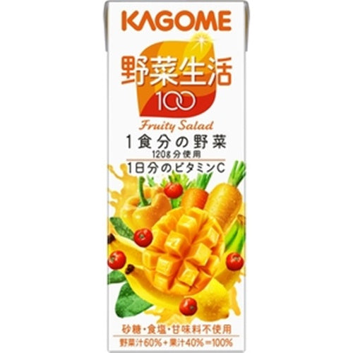 Kagome Vegetable Life Mango Salad paper 200ml