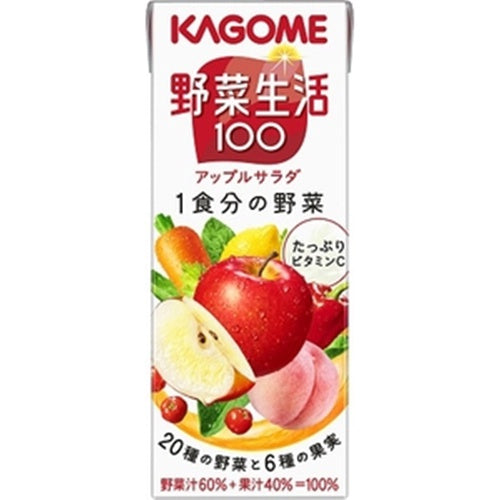 Kagome Vegetable Life Apple Salad Paper 200ml