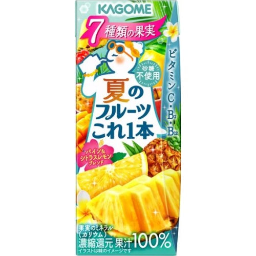 Kagome Summer Fruits in One Bottle Pineapple & Citrus Lemon Blend