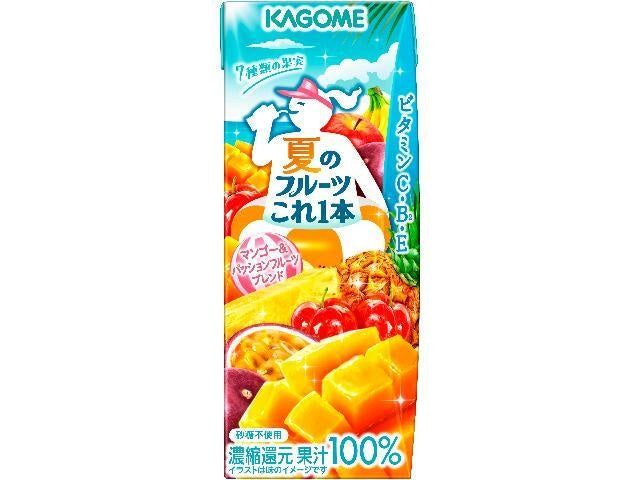 Kagome Summer Fruit Mango & Passion F Paper 200ml