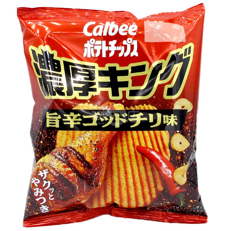 Calbee Potato Chips Rich King Spicy God Chili 52g