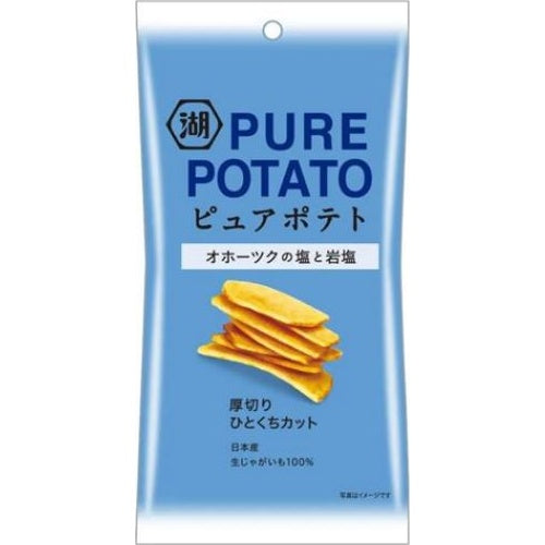 Koikeya Slim Pure Potato Okhotsk Salt and Rock Salt 32g