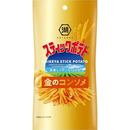 Koikeya Slim Stick Potatoes, Golden Consomme 34g