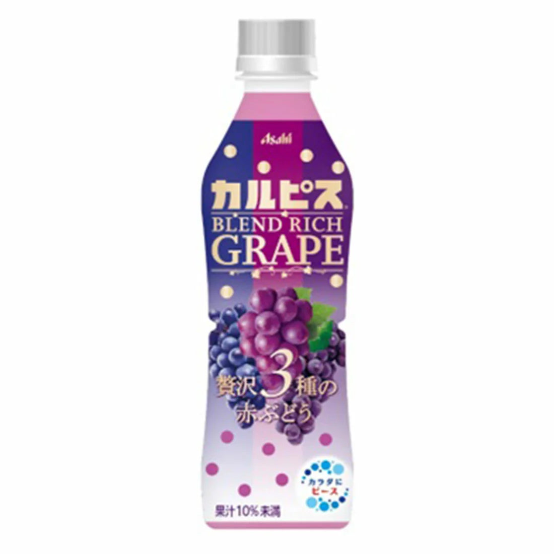 Asahi Calpis Blend Rich Grape Luxurious 3 Types of Red Grapes 430ml