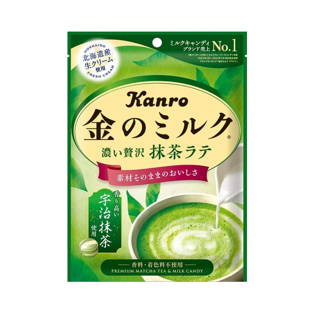 Kanro Gold Milk Candy Matcha Latte 61g