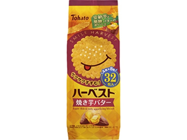Tohato Harvest Baked Sweet Potato Butter 32 Pcs