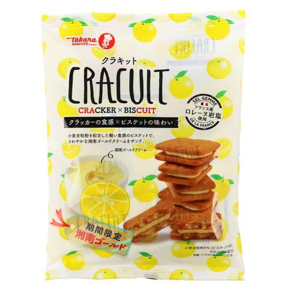Takara Confectionery Cracker Shonan Gold Cream 93g