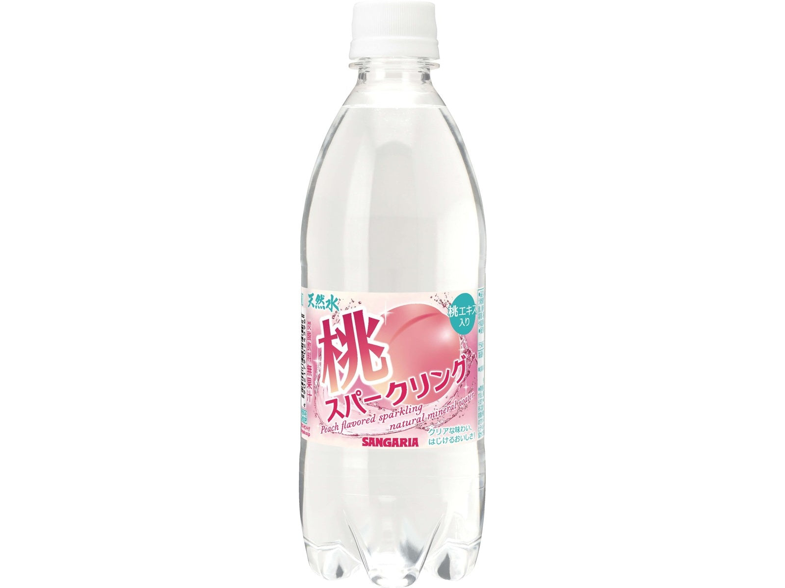 Sangaria Natural Water Peach Sparkling 500ml