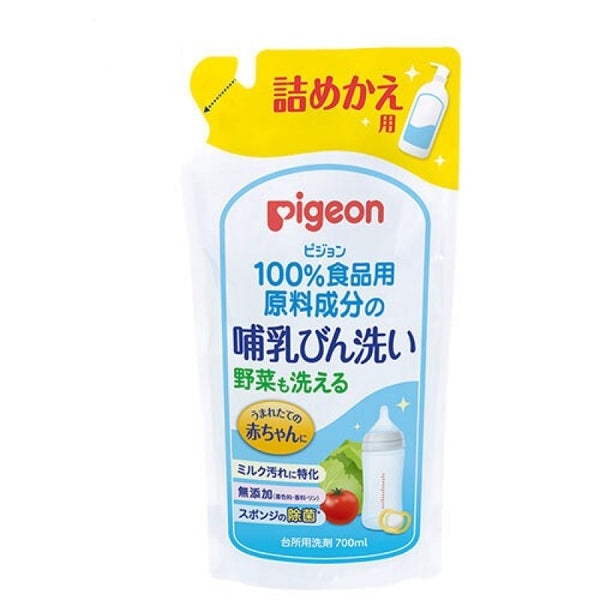 【on sale】Pigeon Natural Fruit and Vegetable Baby Bottle Cleanser refill 700ml