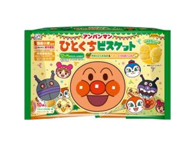 Fujiya Anpanman Biscuits 12 Months+ 10pcs