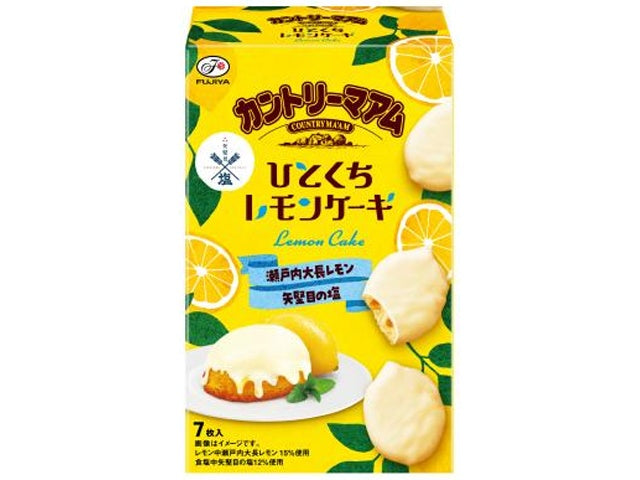 Fujiya Country Ma'am Bite-Sized Lemon Cake Cookies 7 pieces