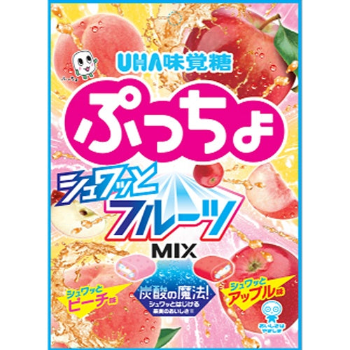 Mikakuto Puccho Bag Fizzy Fruit Mix 67g