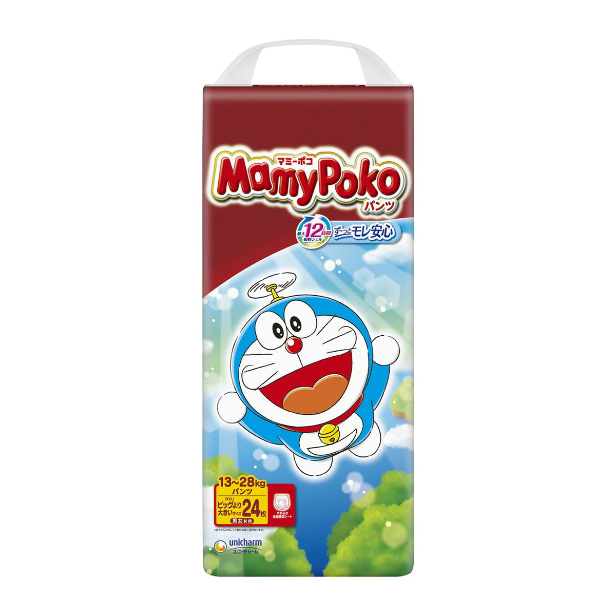 Uni-Charm Mamypoko Pants XXL Size Doraemon 24 Pack Children's Disposable Diapers