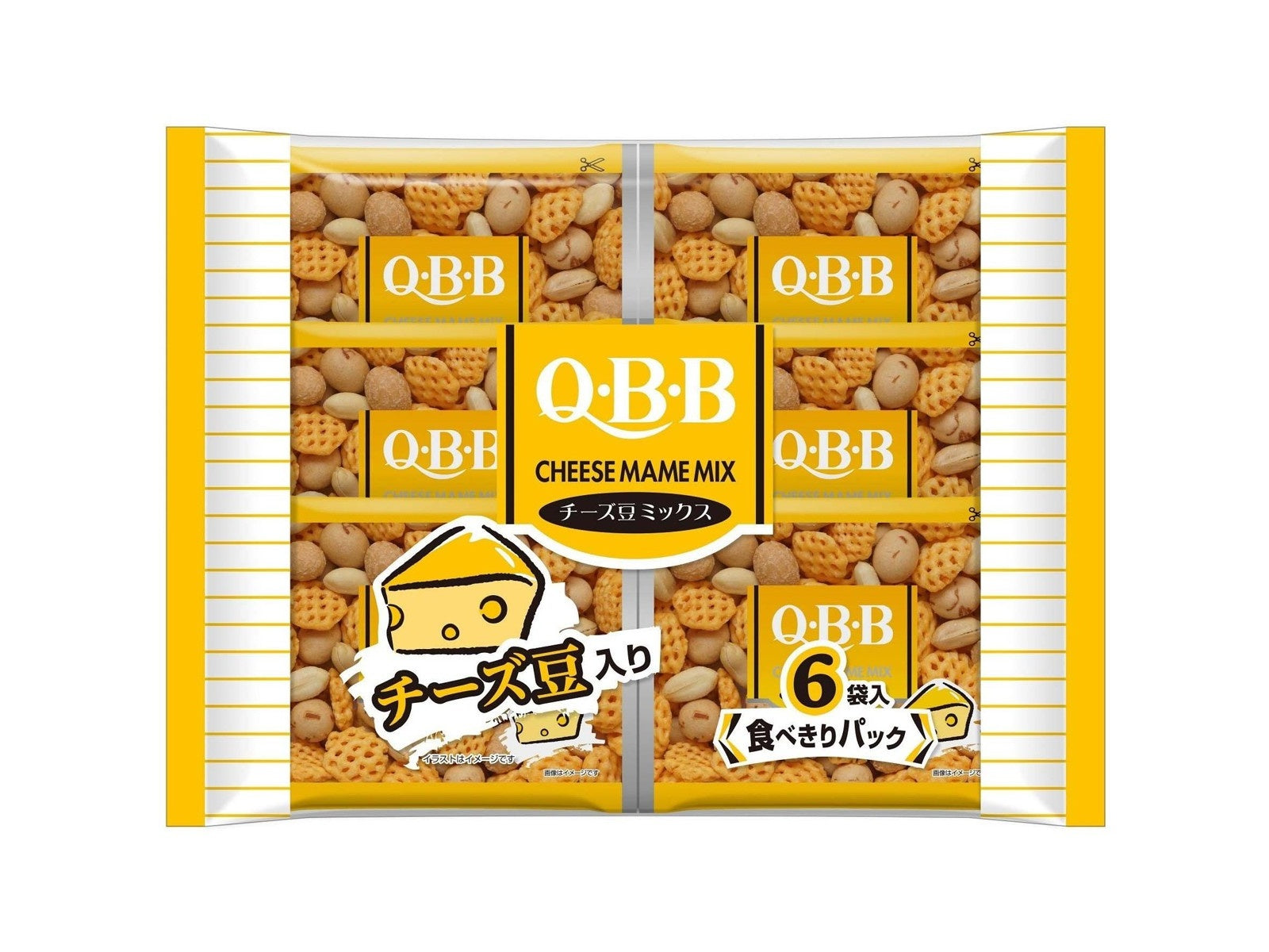 QBB Cheese Bean Mix 6 bags 120g