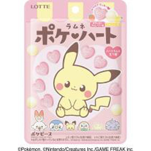Lotte Poke Heart Ramune 40g (Pokemon)