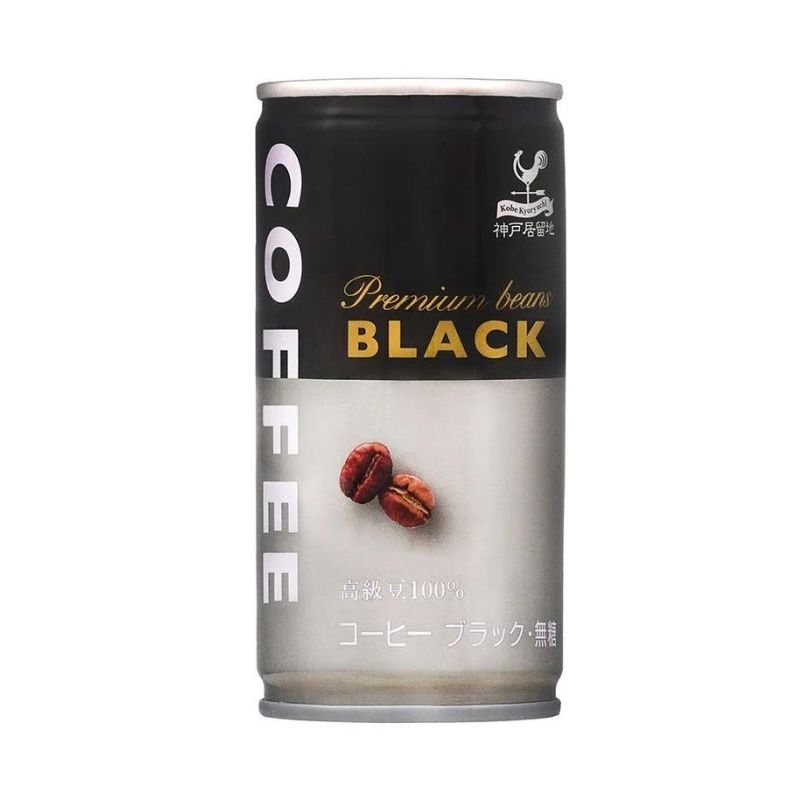 Tominaga Kobe Kyoryuchi Black Coffee Can 185ml