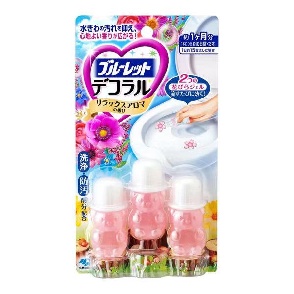 Kobayashi toilet gel small flower into natural flower fragrance 7.5g×3 pieces