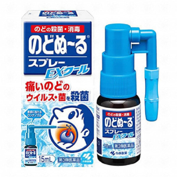 Kobayashi Pharmaceutical Sore Throat Spray EX cool 15ml