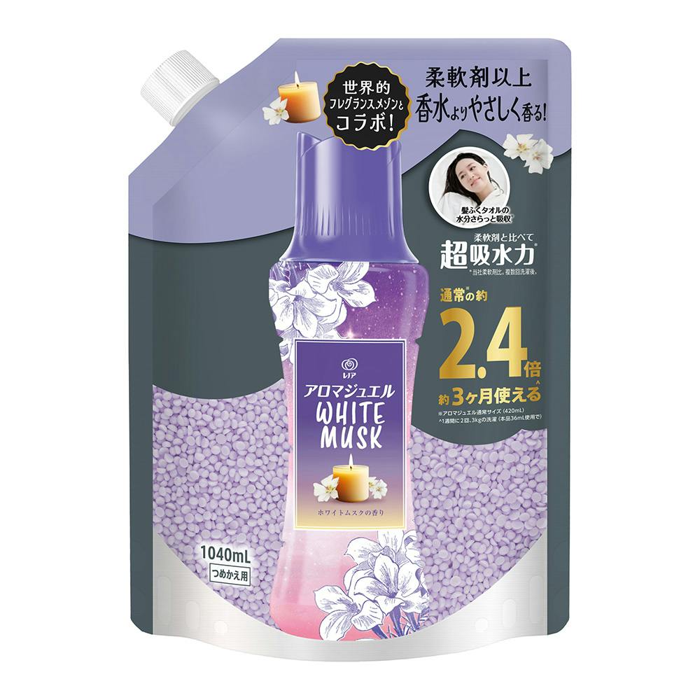 P&G Lenor Aroma Jewel White Musk Scent Refill Extra Large Size 1040mL