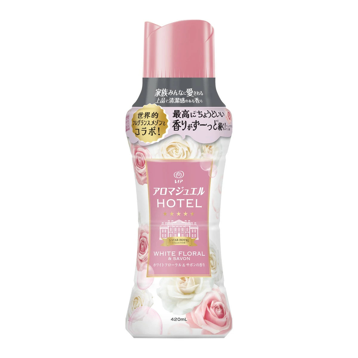 P&G Lenor Aroma Jewel White Floral & Soap Scent, 420mL