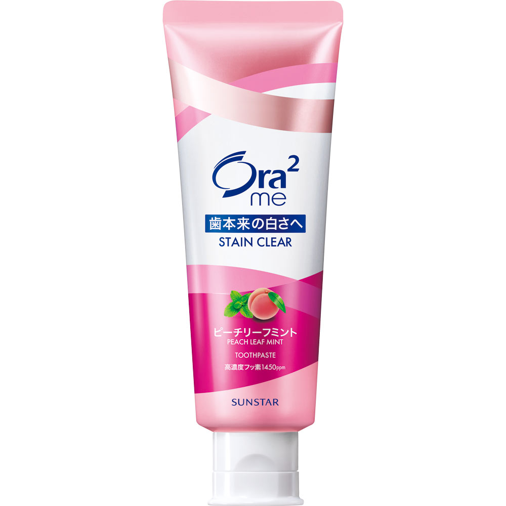 Ora2Me Stain Clear Toothaste Peach Leaf Mint 125g