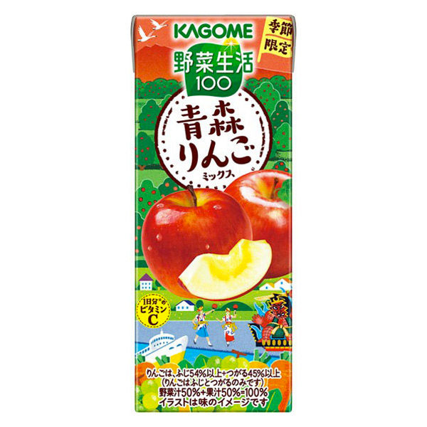 KAGOME Limited Aomori Apple Mix Juice 195ml