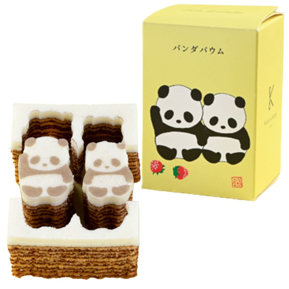 Katanukiya Panda Baum Strawberry for Kids 1 Piece