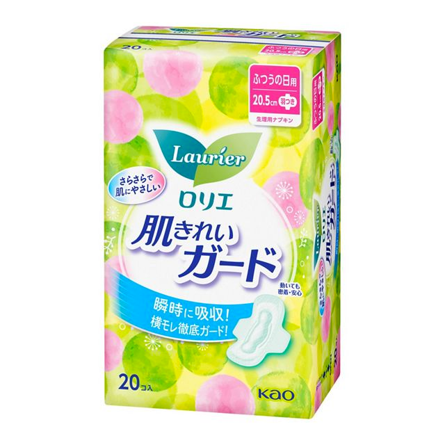 KAO Laurier Skin Care Guard 20.5cm for normal days 20pcs