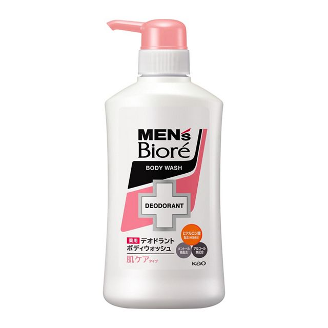 KAO Biore Men's Medicated Deodorant Body Wash Gentle Floral Scent 440ml