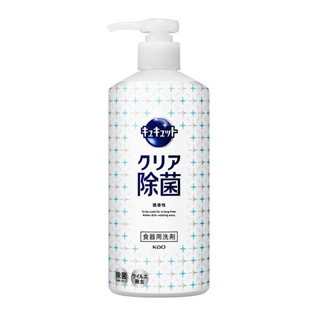 KAO KyuKyuTto Clear Disinfectant Dishwashing Detergent 480ml