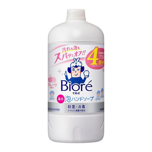 KAO Biore U Foaming Hand Soap Refill Fruit Scent 770ml