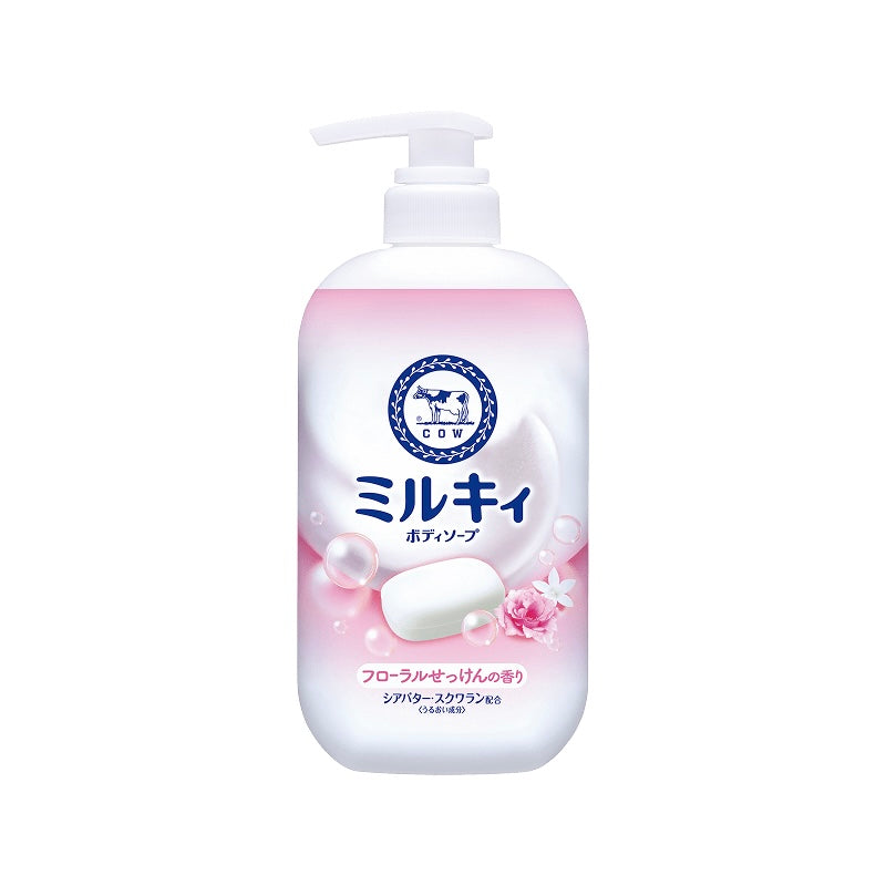Cow Brand Milky Body Soap Floral Soap Scent 500ml