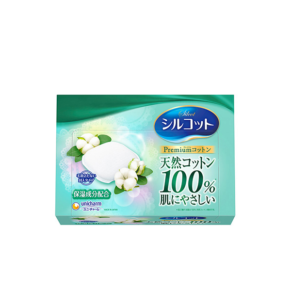 Unicharm Silcot Premium Cotton Pads 66pcs